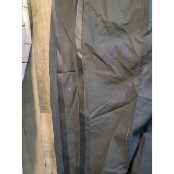 Bill Blass eveningwear mens black formal pants‎ wool - Picture 7 of 7